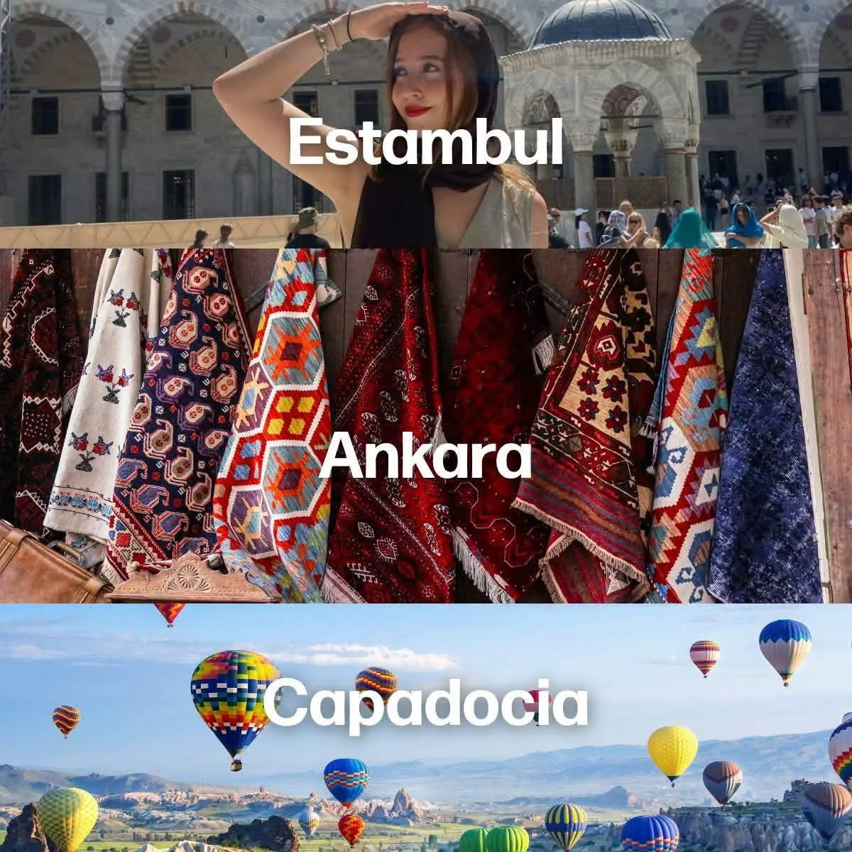 Estambul, Ankara y Capadocia